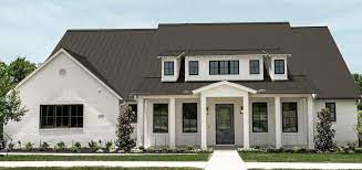 Roof (burnished slate) trim (ash gray) wainscot (burnished slate) siding (taupe) garage (white) roof (ash gray) brilliant white. Color Selector