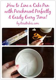 How To Line A Round Cake Pan With Parchment Paper Perfectly Easily Rose Bakes Round Cake Pans Round Cakes Baking Tutorial