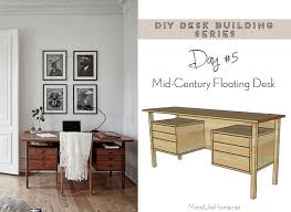 Choose traditional, modern designs or impressive executive desks. Diy Desk Series 5 Mid Century Inspired Floating Desk Diy Desk Diy Desk Plans Diy Mid Century Modern