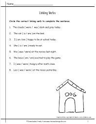 This is the linking verbs worksheets section. Action Verbs And Linking Verbs Worksheet Printable Worksheets And Activities For Teachers Parents Tutors And Homeschool Families