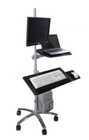 Xdesk is the original with 27 awards. Mobile Pole Computer Workstation Sit To Stand Height Adjustable Oceanpointe Distributors Corporation