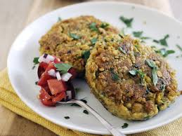 Kichererbsen Bratlinge Mit Tomaten Sugo Rezept Rezepte Kirchererbsen Rezept Kichererbsen