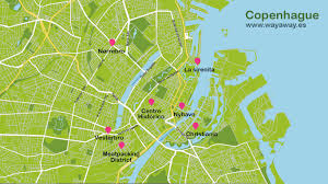 Son tan variados como la zona de la ciudad en la que se enfoque el recorrido, porque ofrece una gama de atracciones. Mapa De Copenhague Plano Con Rutas Turisticas