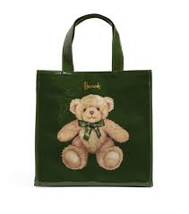 Womens Harrods green Small Jacob Bear Shopper Bag | Harrods UK