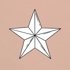 Download Premium Illustration Of Black And White Star Icon On Beige Black And White Stars App Icon Iphone Icon