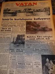 Ben de çok heyecanlıyım bu proje için. Vatan Gazetesi 9 Eylul 1954 Izmir In Kurtulusu Gozbebegimiz Izmir Izmir Sayisi Nadir Kitap