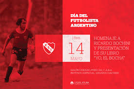 Cada 14 de mayo se conmemora en la argentina el día del futbolista y su origen se debe a un histórico partido jugado en 1953 en el cual la selección derrotó a inglaterra en el monumental con un golazo de ernesto grillo. Homenaje Al Mas Grande Independiente