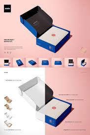 Mailing Box 3 Mockup Set In 2020 Box Mockup Box Template Creative Market