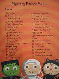 Free murder mystery game for tweens: Fun Halloween Mystery Dinner Party Mystery Dinner Party Halloween Mystery Halloween Menu