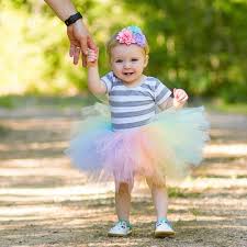 Rainbow Baby Tutu And Flower Headband Baby Tutu Tutu Etsy Baby Flower Headbands Pastel Rainbow Rainbow Baby