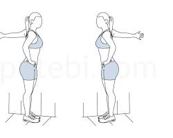 Chest stretch exercise
