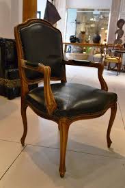 Five French Louis Xv Leather Bergere Chairs From A Unique Collection Of French Painted Furniture Chair Upholstered Chairs