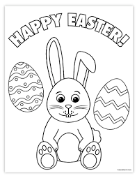 As you make plans for the days leading up to easter free religious easter coloring pages. Free Printable Easter Coloring Page Pjs And Paint