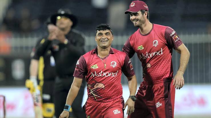 Image result for Pravin Tambe T10 League"