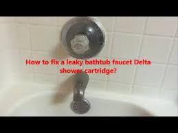 To replace the old bathtub faucet, you need to deploy a few professional tools. How To Fix A Leaky Bathtub Faucet Delta Shower Cartridge L How To Replace A Bathtub Faucet Cartridge Bathtub Faucet Replace Bathtub Faucet Shower Faucet Repair