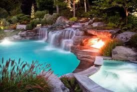 Leisure tech designs and installs custom luxury inground swimming pools and spas throughout dutchess county and the entire hudson valley new york area. Luxury Inground Swimming Pools By Cipriano Landscape Design Luxury Pictures Pool Waterfall Backyard Pool
