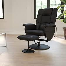 A comfy lift chair with an overstuffed headrest, plush armrests, and lumbar support this cushy lift chair from ashley furniture signature design is packed with features. Amazon Com Flash Furniture Massage Black Leather Recliner Love Seats Furniture Decor