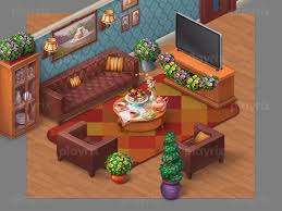 homescapes details game art isometric art game design