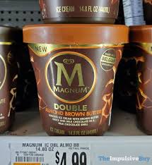 Magnum Double Almond Brown Butter Tub Almond Ice Cream Brown Butter Ice Cream