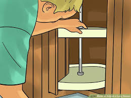 If not, you only have to perform this adjustment on the bottom shelf. How To Adjust A Lazy Susan Lazy Susan Diy Cupboards Diy Kitchen Storage