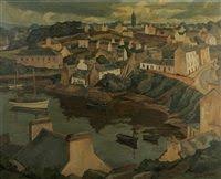 Andre Strauss Le Port De Treboul Painting Art Le Port