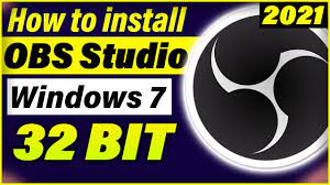 Streamlabs obs 1.0.6 is available to all software users as a free download for windows. How To Install Obs Studio On Windows 7 32 Bit Install Obs Studio 2021 Youtube