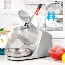 Flexzion ice snow cone shaver electric machine 440 lbs 200w 1. Zeny 300w Ice Shaver Machine Ice Crusher Electric Snow Cone Maker Stainless Steel Shaving Ice 143lbs Per Hour Walmart Com Walmart Com