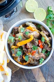 Heat 1 teaspoon of oil in a large cast iron skillet over medium high heat. Instant Pot Fajitas The Typical Mom
