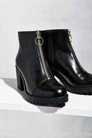 Black Ankle Boots No Heel Leather Women S Shoes Dress Casual More Urban Outfitters Urban Outfitters Boots Leather High Heel Boots Smooth Leather Boots