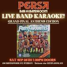 🙌💥 WHAT'S ON at PERSA this week! 🏉🎤 🎤 WED