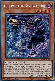 4742 6868 8533 belgue, tsv 3933. Geheime Sechs Samurai Doji Spirit Warriors Special Editions Einzelkarten Yu Gi Oh Mawo Cards
