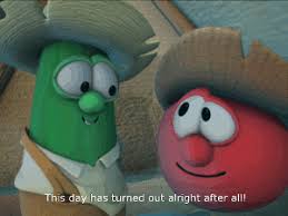 Veggietales Gifs Would you put a tomato or cucumber in a fruit salad?