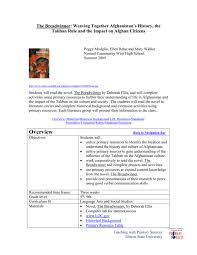 In 2001, afghanistan is under the control of the taliban. The Breadwinner Weaving Together Afghanistan S History With The