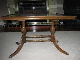 They're made from solid oak wood and can make an. Duncan Phyfe Glass Top Coffee Table Classifieds For Jobs Rentals Cars Furniture And Free Stuff