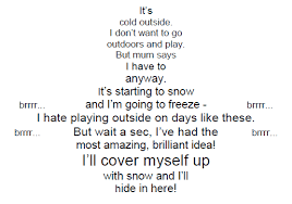 How To Write A Concrete Poem Kenn Nesbitt S Poetry4kids Com