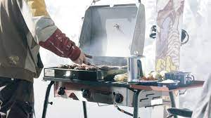 Camp chef deluxe bbq grill box two burner bbq grill box the deluxe barbecue box captures and vaporizes the grease drippings, infusing your food with a rich flavor. Buy Camp Chef Big Gas Grill 3 Burner Outdoor Stove With Bbq Box Accessory Spg90b Online In Indonesia 7857644