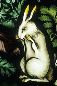 Rabbit Detail From The Temptation Of Eve Stained Glass Ely Cathedral Stainedglasscathedral Medieval Stained Glass Stained Glass Art Art