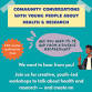 Community Conversations: Free workshop for young event image