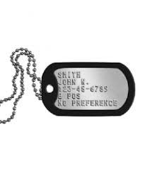 Military Dog Tag Dog Tags Military Military Accessories Kids Accessories