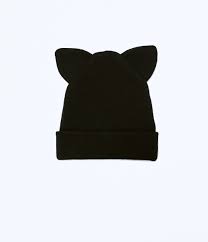 Knit Hat With Ears Accessories Woman Zara United States Ear Hats Knitted Hats Zara Hats