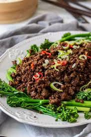 Crispy Asian Chilli Beef Mince Recipe Healthy Beef Recipes Minced Beef Recipes Mince Recipes Dinner