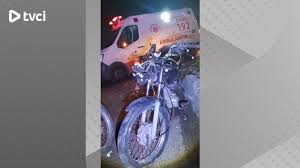 Motociclista fica ferido em acidente na Avenida Ayrton Senna, em Paranaguá