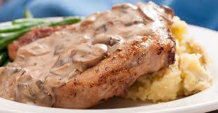 Pork Chops In Mushroom Gravy Recipe Recipes Smothered Pork Chops Pork