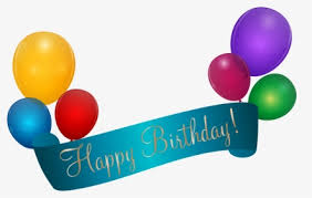 Set of balloons for birthday, anniversary, celebration party decorations. Birthday Banner Png Images Free Transparent Birthday Banner Download Kindpng