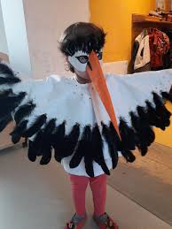 Mit unserem diy für bastelideen halloween kostüme schnecke. Storch Kostum Diy Costumes Halloween Costumes For Kids Diy Tinkerbell Costume