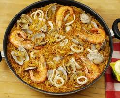 Fideua Paella Aux Pates Et Poissons Recette Paella Aux Pates Paella Fideua
