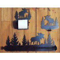 Cabin Bath Accessories Rustic Bathroom Decor Moose Decor