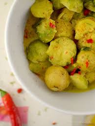 Veganes Rosenkohl Orangen Curry Stilettos Sprouts Rosenkohl Lebensmittel Essen Essen Rezepte