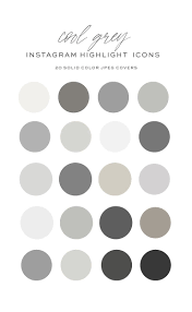 Cool Grey Instagram Highlight Covers Gray Instagram Covers Neutral Instagram Covers Grey Instagram Profile Covers Gray Ig Covers Gray Instagram Instagram Highlight Icons Color Palette Design