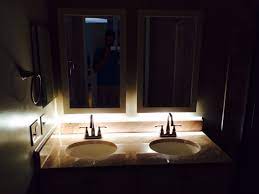 Custom Night Light Lighted Bathroom Mirror Bathroom Lighting Home